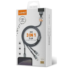 Cable LDNIO 3 en 1 Cable LDNIO 3 en 1